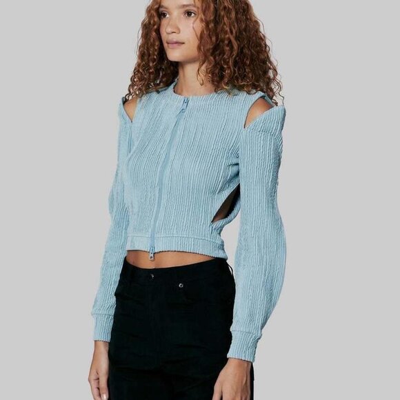 ECKHAUS LATTA womens sliced cardigsn - Picture 2 of 4